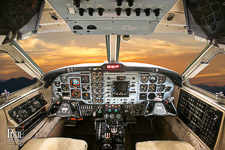 kingair-c-009 avionics aviation photography